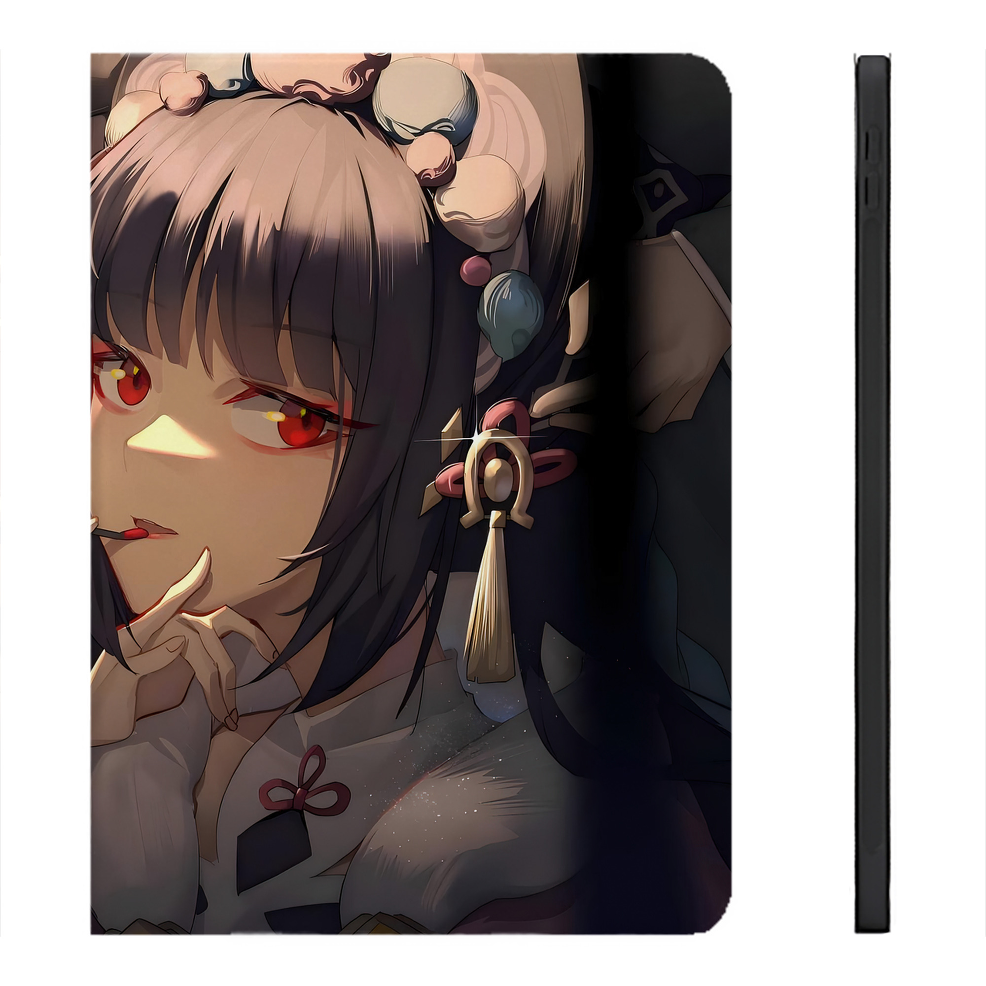 げんし神 genshin IPadケース ペンホルダー付き ブックスタイルデザイン